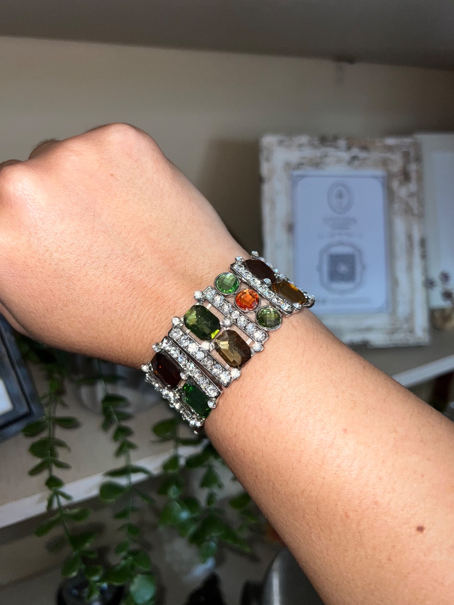 Pulsera gemas de colores