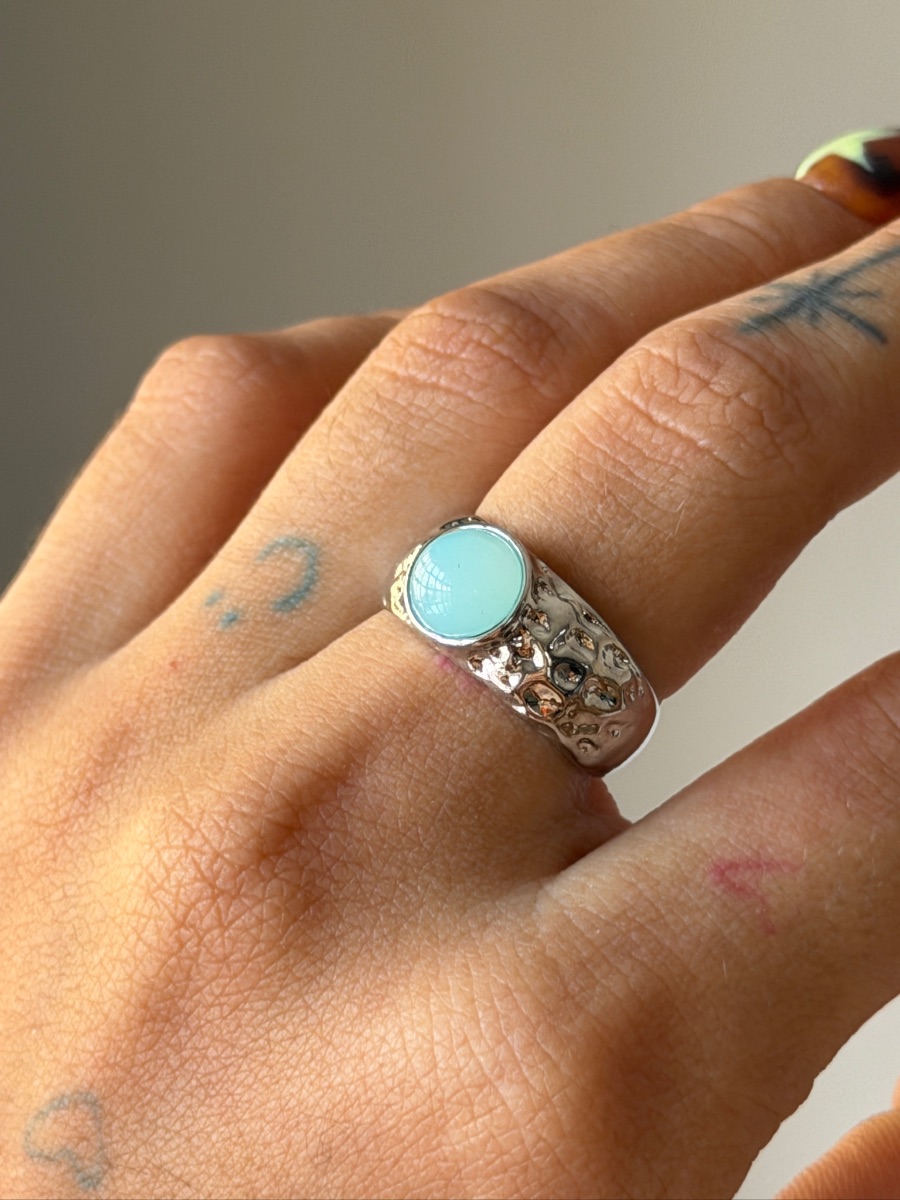 Anillo plateado Cod 7