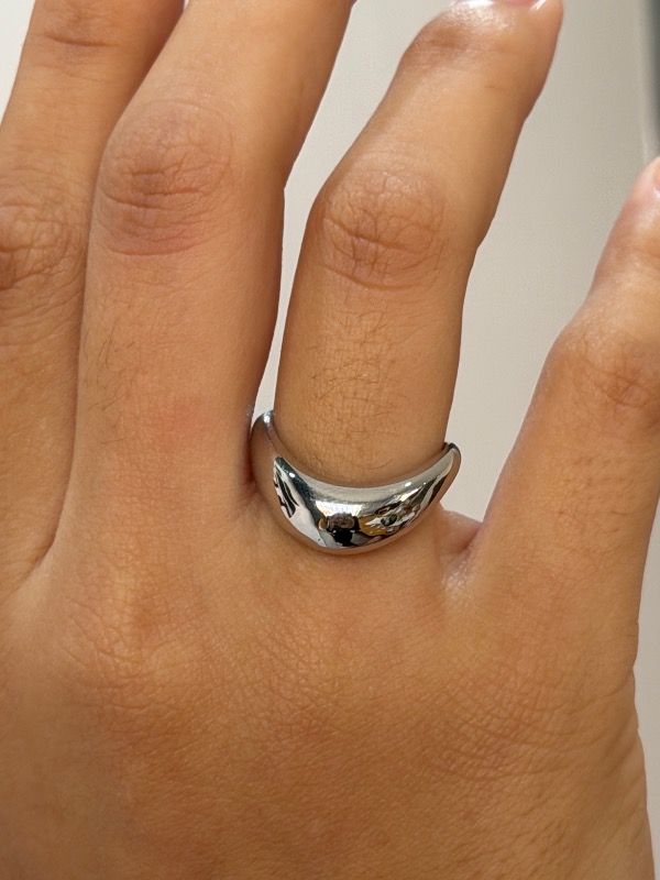 Anillo plateado Cod 2