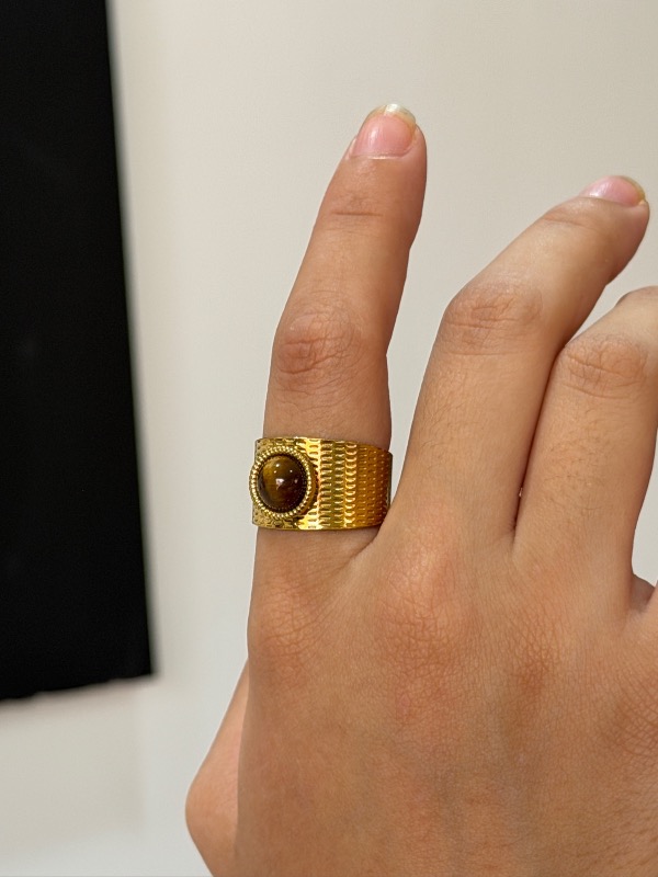 Anillo dorado Cod 4