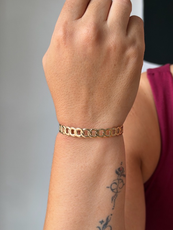 Pulsera dorada Cod 1