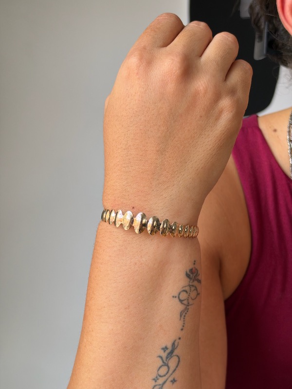 Pulsera dorada Cod 4