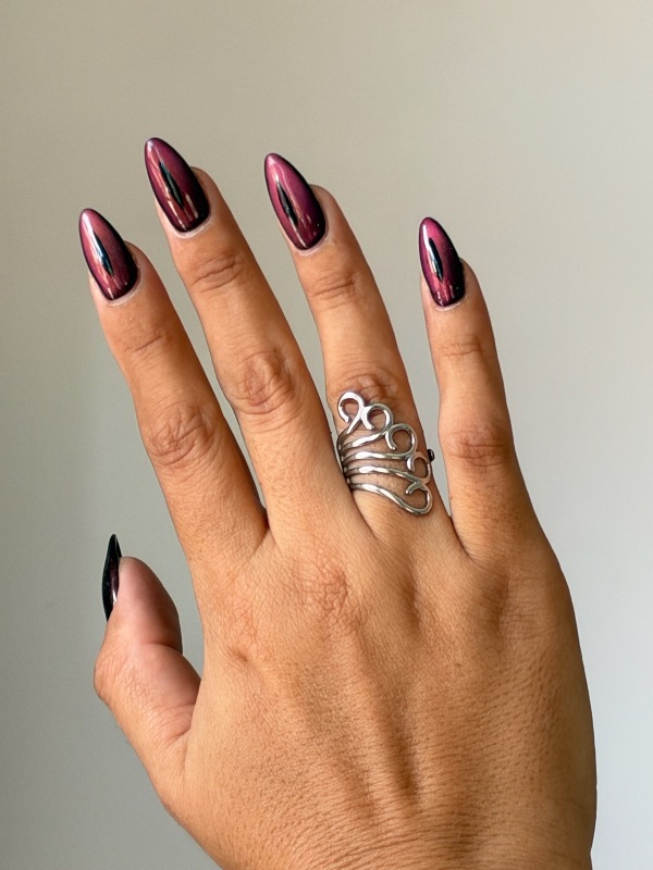 Anillos plateados figura