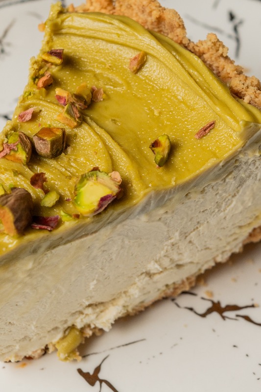 CHEESECAKE DE PISTACHO