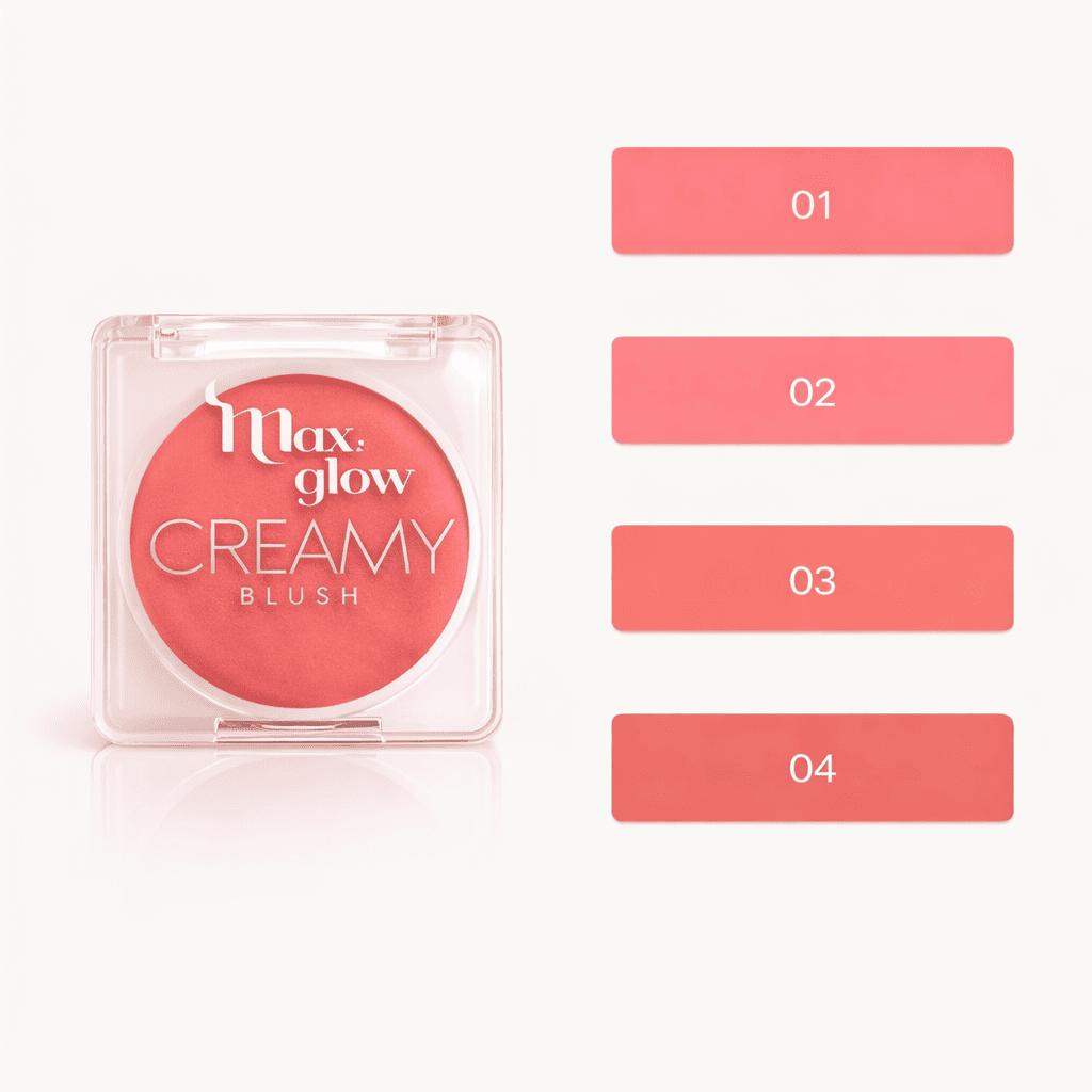 Rubor en crema creamy