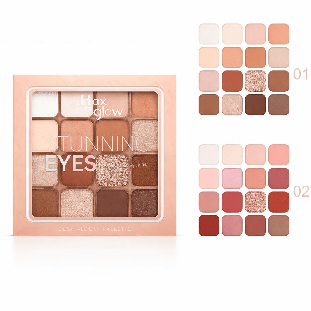 Sombras para ojos stunning eyes x 16 tonos