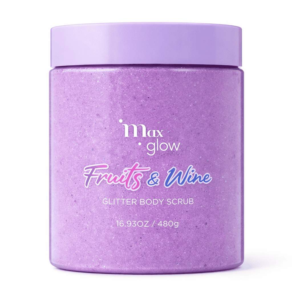 Crema exfoliante glitter fruit wine