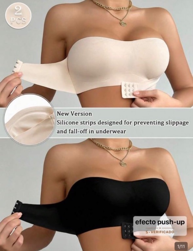 Sujetadores Bandeau / Talla M