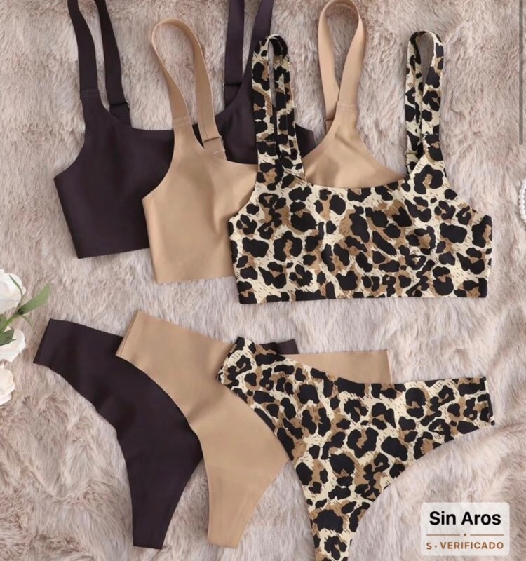 Conjuntos sin costura, Bralette & Panty / Talla M